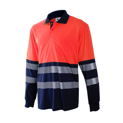 POLO MANGA LARGA AV BANDA SEGMENTADA 1095Z