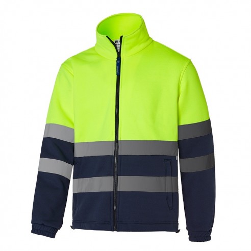 SUDADERA CREMALLERA BICOLOR AV 1044